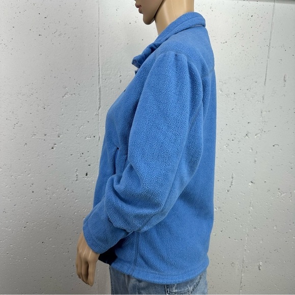 Patagonia Women's Size Medium Sky Blue Fleece Zip Up Jacket - Picture 5 of 16
